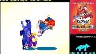 Arcade RetroAchievements  Street Fighter Alpha Warriors Dreams part 1 [upl. by Bryner13]