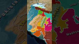 Rajasthan राजस्थान Through Map Animation  Thar Desert  Aravalli Mountain geography rajasthan [upl. by Jewel613]