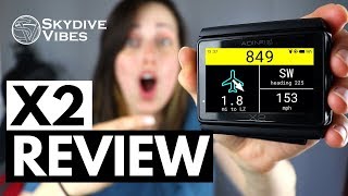 Review Aon2 X2  Skydiving Altimeter with GPS [upl. by Yenterb983]