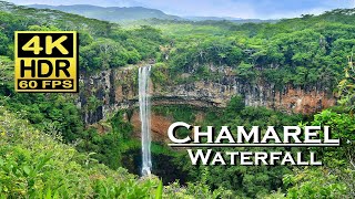 Chamarel Waterfall  Mauritius in 4K 60fps HDR  UHD  Dolby Atmos 💖 The best places 👀 walking tour [upl. by Ilyk185]