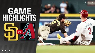 Padres vs Dbacks Game Highlights 92724  MLB Highlights [upl. by Sklar]