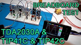 TUTORIAL  TDA2030A  Power Transistors TIP41C amp TIP42C EasyMedium Difficulty [upl. by Nahsab]