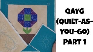 Quilt As You Go QAYG Part 1  Beginner Quilting Tutorial with Leah Day [upl. by Lyrradal336]