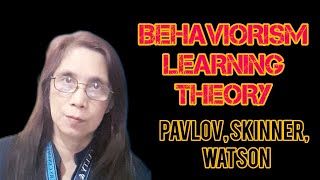 BEHAVIORISM LEARNING THEORY IN EDUCATION  Pavlov Skinner learningtheory ppt podcast education [upl. by Lirva738]