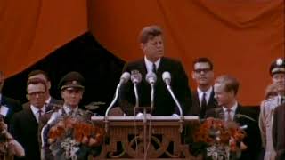 John F Kennedys Speech at the Berlin Wall [upl. by Ramyaj]