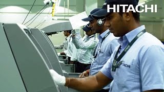 Hitachi Terminal Solutions facility in Bangalore  Hitachi [upl. by Palua634]