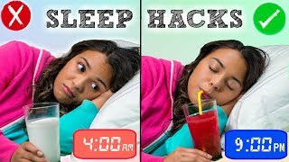 How to Fall Asleep FAST When You CAN’T Sleep 10 Sleep Life Hacks [upl. by Hallock]