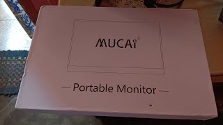 Mucai Portable Monitor Unboxing amp Testing • MUCAI BX156 • Vesa Mount Supported Portable Monitor [upl. by Nedyrb108]