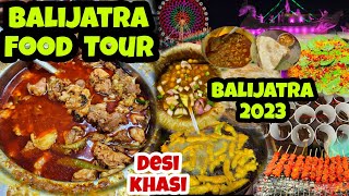 BALIJATRA FOOD TOUR  BALIJATRA 2023  ODISHA STREET FOOD [upl. by Noiz]