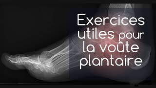 Exercices pour pieds plats utiles pour la voûte plantaire [upl. by Asaret]