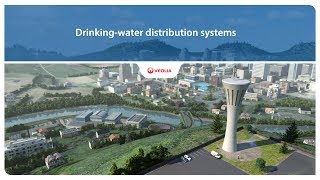 Drinkingwater distribution systems  Veolia [upl. by Nylodnewg467]