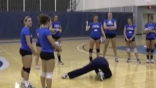 Volleyball Defensive Moves Progression [upl. by Agemo334]