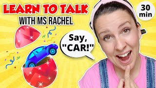 Learning with Ms Rachel  Learn Words and Colors for Toddlers  Educational Kids Videos  Animals [upl. by Marelda]