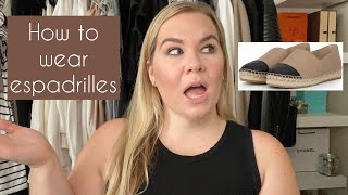 HOW TO STYLE ESPADRILLES 3 Easy Ways [upl. by Sakiv]