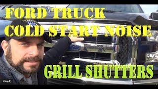 Ford F150 Cold Start Noise  Active grill shutters or timing chain [upl. by Alair]