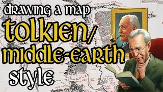 Drawing A Map in TolkienMiddleearth Style [upl. by Ojela20]