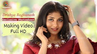 Drishya Raghunath l Exclusive Photo Shoot Making Video Full HD  Ragalahari [upl. by Gautea]