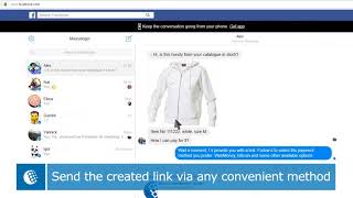 Creation of a payment link for fast payments by WebMoney or with Bitcoin [upl. by Noyrb]