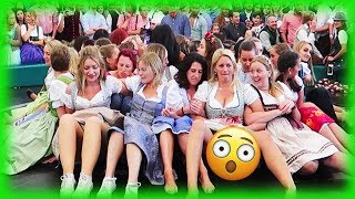 Teufelsrad  Damen Fahrt Oktoberfest München 2019  Devils Wheel Girls Ride  Crazy Bavarian Girls [upl. by Suollecram]