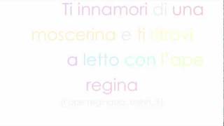 Tanto Non Mi Cambi  Povia  Letra  Lyrics Testi [upl. by Nyvlem]