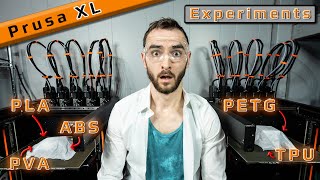 The Prusa XL Experiments  5 Tools 5 Materials [upl. by Keating]