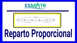 111 REPARTO PROPORCIONAL  6° UNIDAD 5 [upl. by Ahsael]