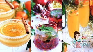 Christmas Holiday Cocktails  Easy to Make Cocktails At Home [upl. by Lashond]