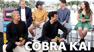 Cobra Kai Serves Up quotBad Senseisquot and Love Triangles  FULL CAST INTERVIEW [upl. by Anig]