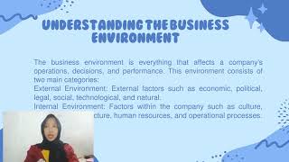 manajemen bisnis quotmanaging in a business environmentquot [upl. by Zosema233]