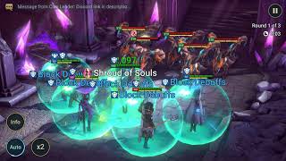 Doom Tower Hard Floor 109 Guide  Mortu Macaab Skytouched Shaman and Drake  Raid Shadow Legends [upl. by Lenroc]