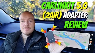 Carlinkit 50 2air Wireless CarPlay and Android Auto Adapter Review [upl. by Rfinnej758]