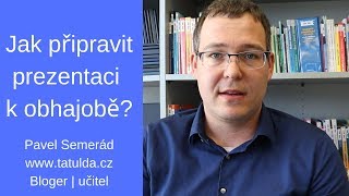 Jak připravit prezentaci k obhajobě diplomové práce [upl. by Anwadal]