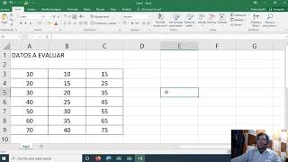 FUNCIÓN ESTADÍSTICA EN EXCEL COEFICIENTE DE ASIMETRIA [upl. by Leahcimaj]