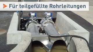 Magnetischinduktives Durchflussmessgerät TIDALFLUX für teilgefüllte Rohre  KROHNE [upl. by Obaza971]