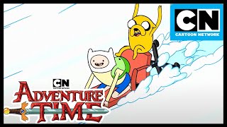 PLAYING SNOW IN THE ICE KINGDOM  Adventure Time HOLIDAYS  Cartoon Network [upl. by Ariec]