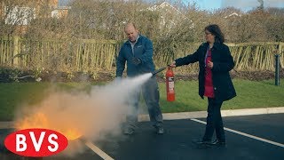 How to Use Fire Extinguishers  BVS Training [upl. by Ensoll]