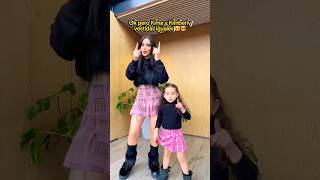 KIMA Y KIMBERLY VESTIDAS IGUAL 😍❤️  jukilop shorts kimberlyloaiza [upl. by Ardelle]