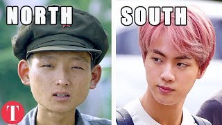 10 Differences Between North Korea And South Korea [upl. by Ennaeilsel539]