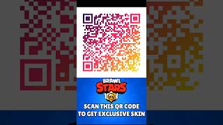 SCAN THIS QR CODE TO GET BULL SKIN 😱🎉 brawlstars [upl. by Halyhs831]