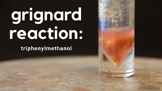 Grignard Reaction Triphenylmethanol [upl. by Atilam]