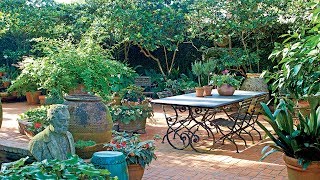 7 Backyard Makeover Tips If You Dream Of A French Court In New Orleans  Southern Living [upl. by Nodnyl]