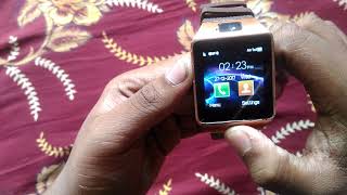 How to connect to internet Dz09 smart watch [upl. by Hayikaz]