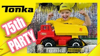 Tonka 75th Anniversary Dump Truck  Tonka Toy [upl. by Laehcim]