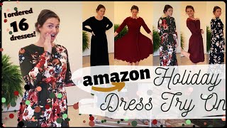 HUGE Modest Amazon Try On Haul for the HOLIDAYS  Modest Mennonite Dress Ideas [upl. by Zechariah]