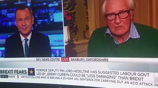 Heseltine finally completely loses it on Sky News [upl. by Inesita]