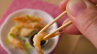 TEMPURA 🍤 Miniature Cooking Mini KITCHEN TOY Play SET ASMR Tiny Food [upl. by Lomax]