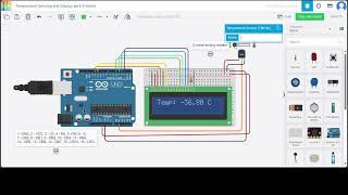 Temperature Sensing and Display with Arduino [upl. by Karsten180]