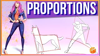 Proportion Drawing  How to Draw Accurately  Art Training Series [upl. by Ariday]