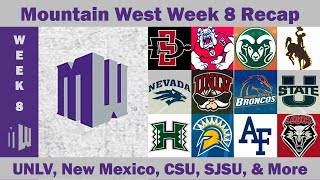 Mountain West Week 8 Football Recap UNLV v Oregon St New Mexico v Utah St CSU v Air Force amp More [upl. by Letsyrk]