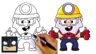 How To Draw Dynamike 🧨 Brawl Stars [upl. by Demetre]